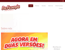 Tablet Screenshot of dafazenda.com